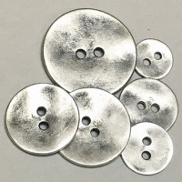 M-898-2 Hole Metal Button - 6 Sizes